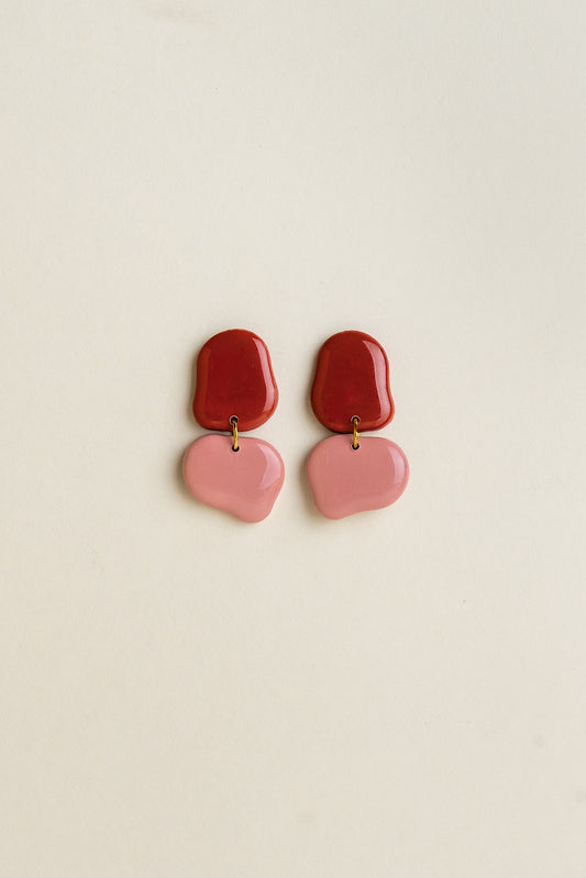 Earrings Lena - Red / Bloom