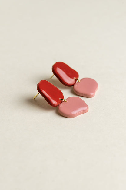 Earrings Lena - Red / Bloom