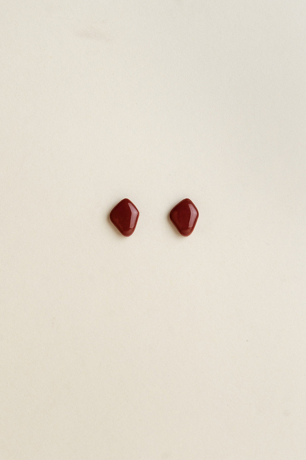 Earrings Liva - Burgundy