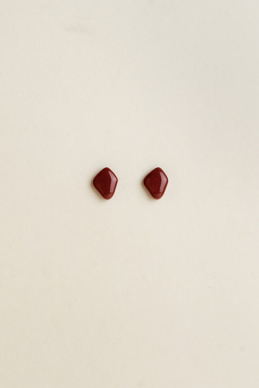 Earrings Liva - Burgundy