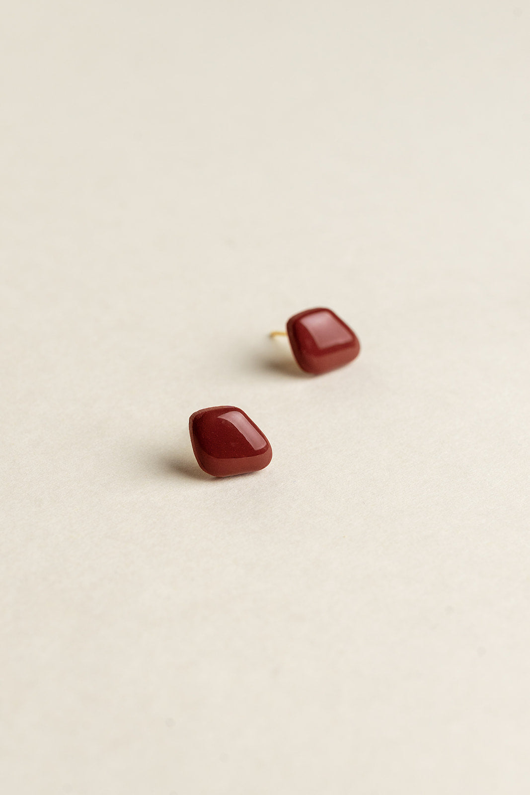 Earrings Liva - Burgundy