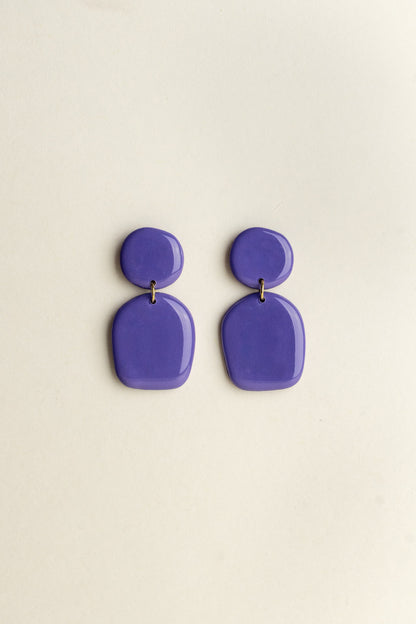 Earrings Nina - Blueberry
