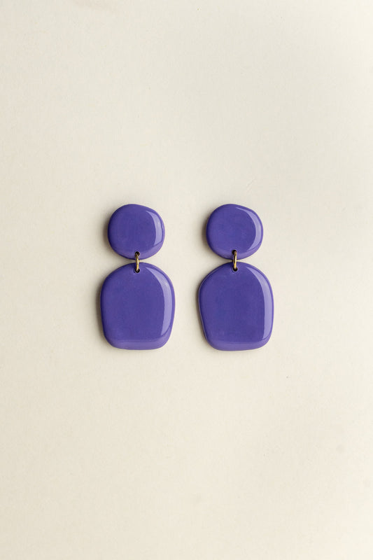 Earrings Nina - Blueberry