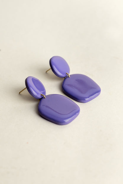 Earrings Nina - Blueberry