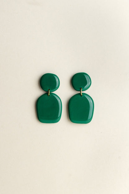 Earrings Nina - Emerald