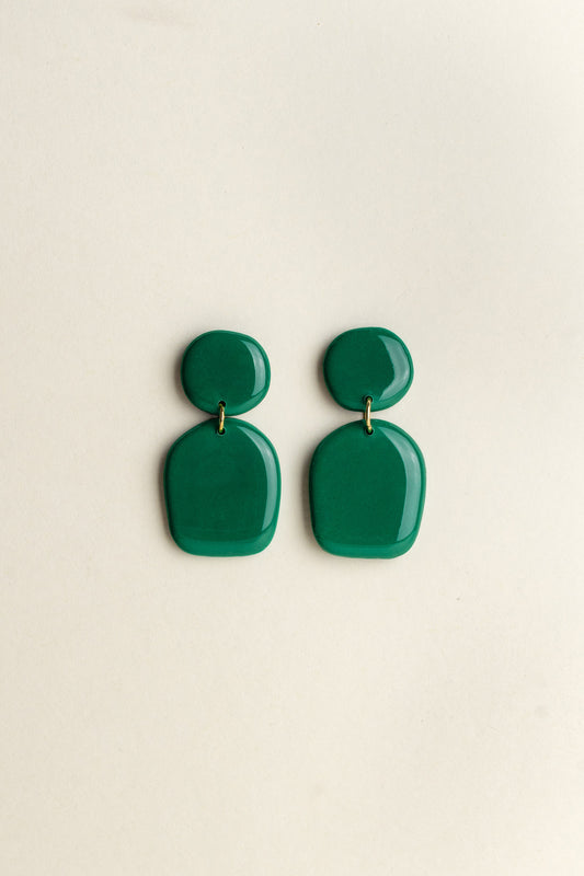Earrings Nina - Emerald