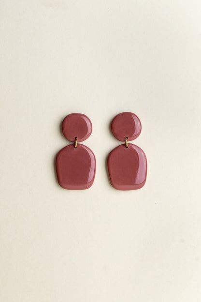Earrings Nina - Mauve