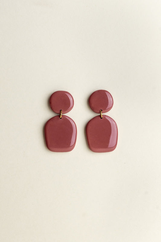 Earrings Nina - Mauve