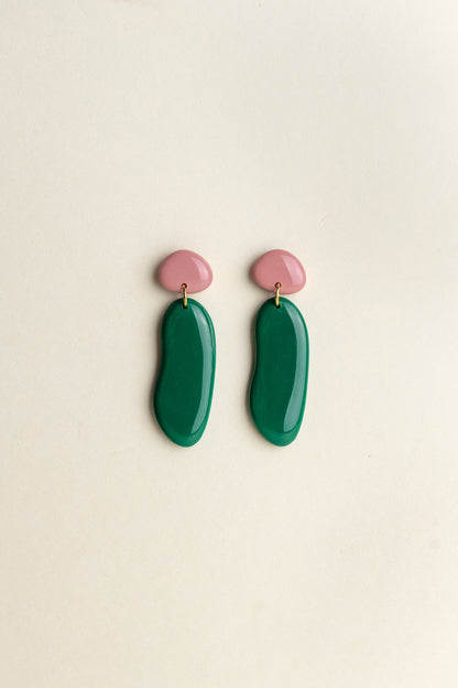 Earrings Nora - Bloom / Emerald