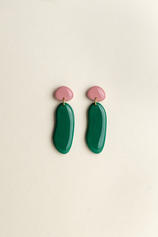 Earrings Nora - Bloom / Emerald