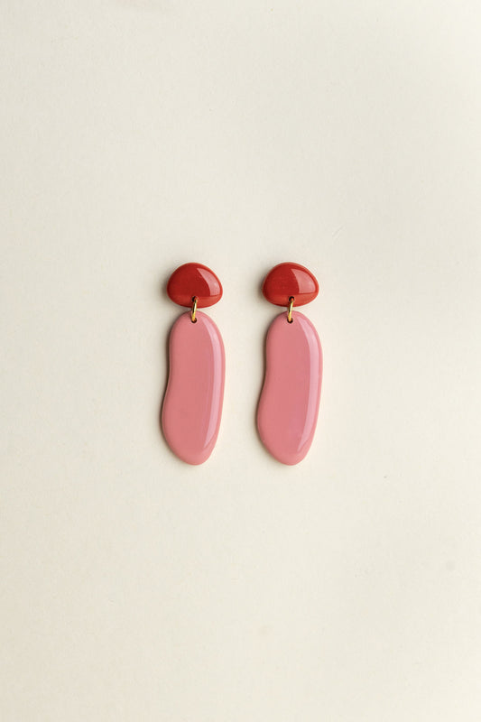 Earrings Nora - Red / Bloom