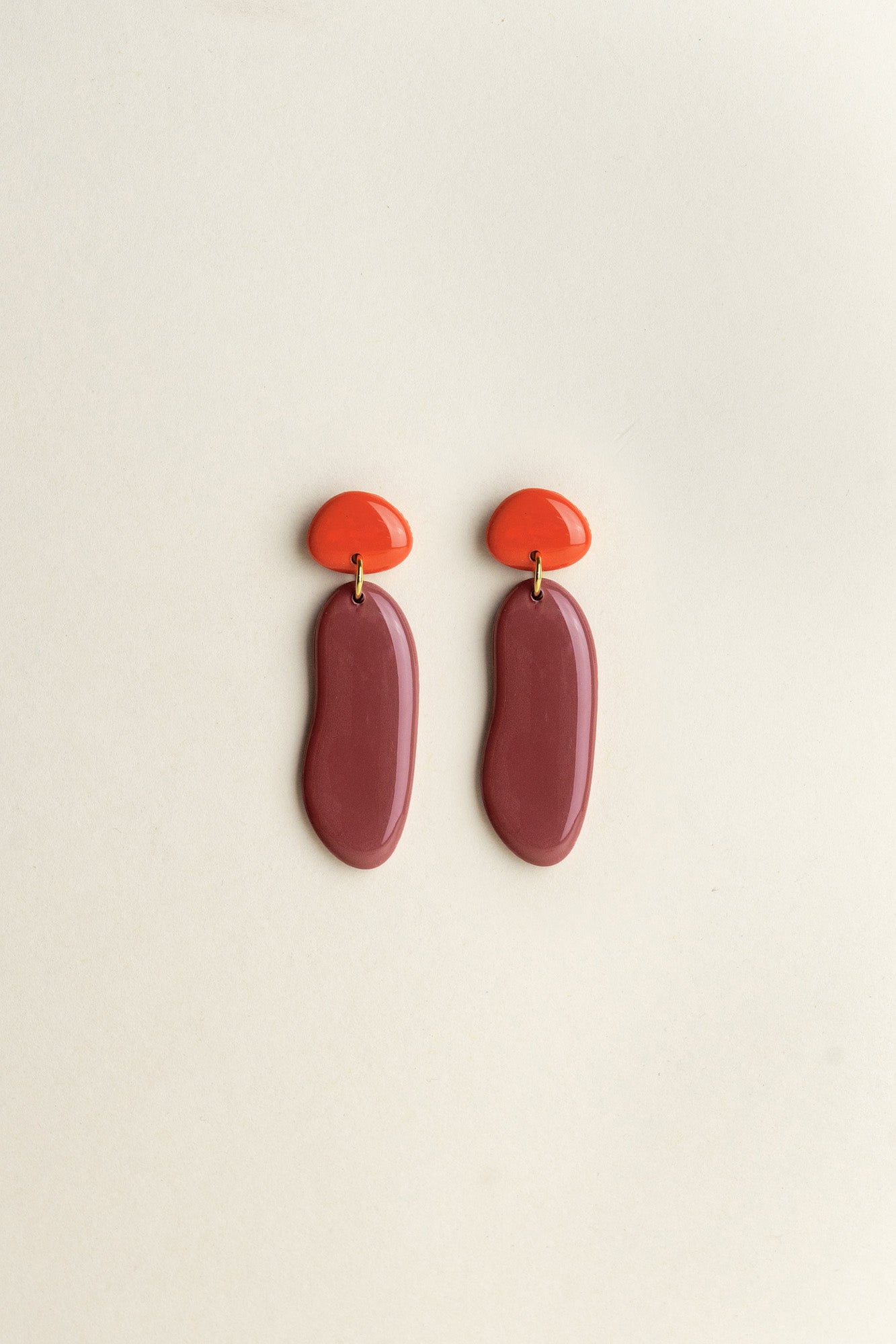 Earrings Nora - Sunset / Mauve