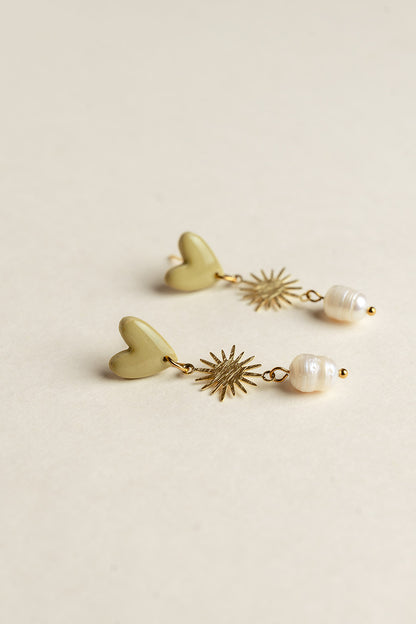 Earrings Valerie - Avocado