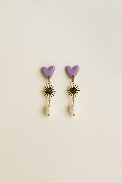 Earrings Valerie - Lavender