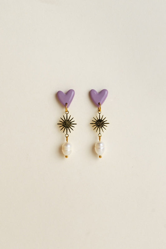 Earrings Valerie - Lavender