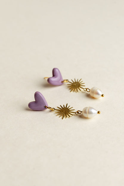 Earrings Valerie - Lavender