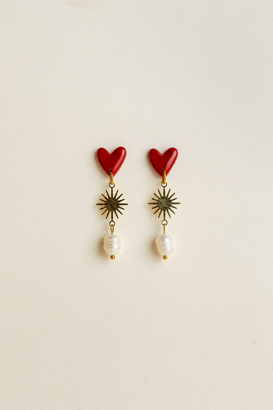 Earrings Valerie - Red