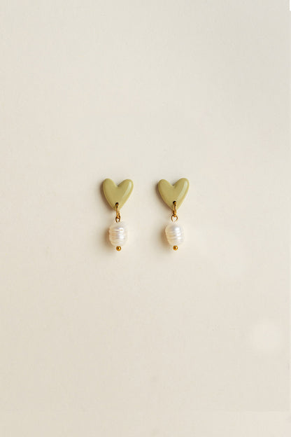 Earrings Vera - Avocado