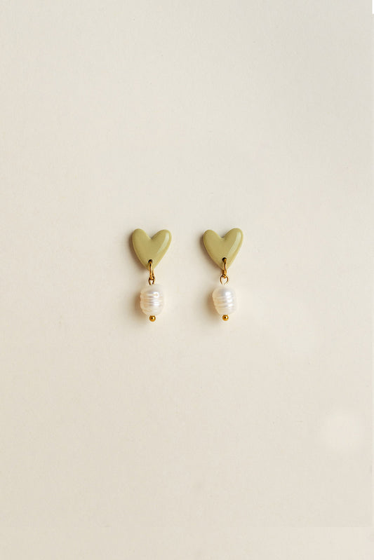 Earrings Vera - Avocado