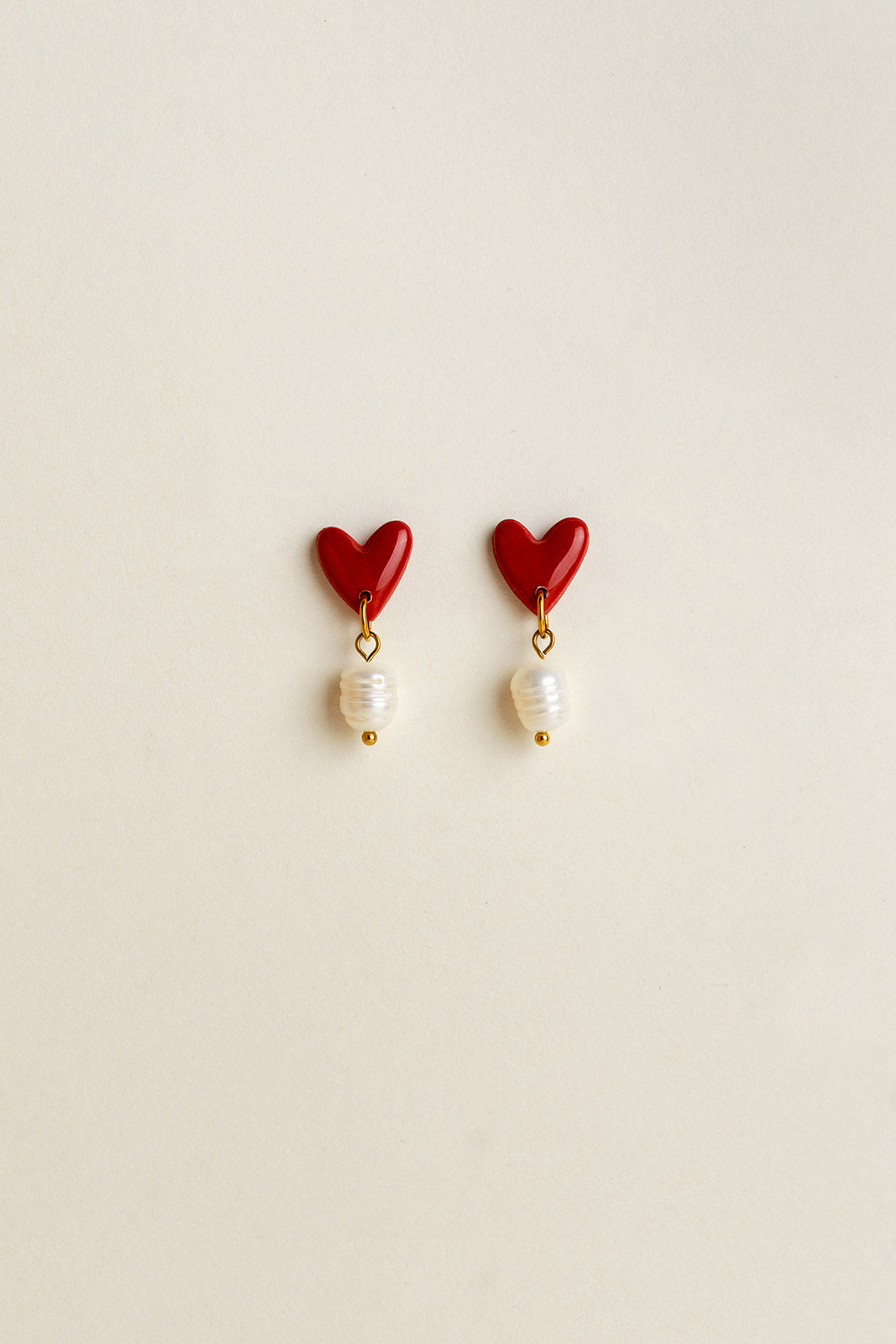 Earrings Vera - Red