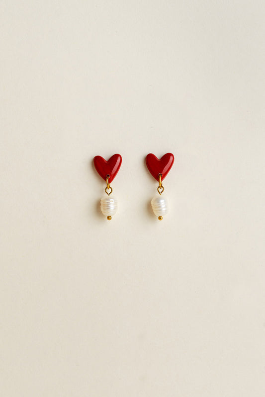 Earrings Vera - Red