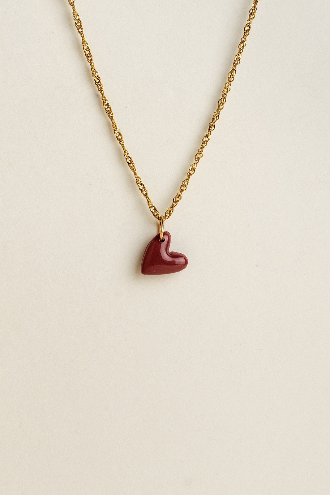 Pendant Jolie - Burgundy