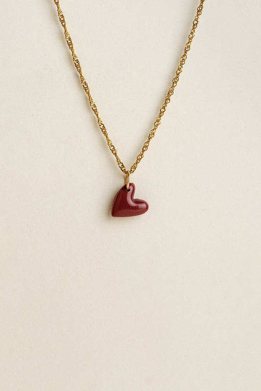 Pendant Jolie - Burgundy