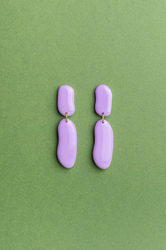 Earrings Mila - Lilac