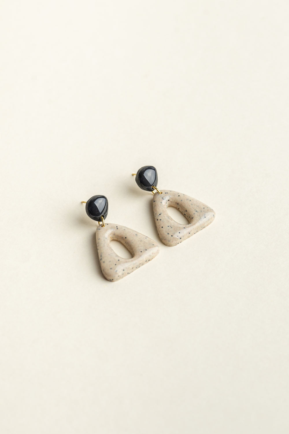 Earrings Nova - Speckle / Anthracite