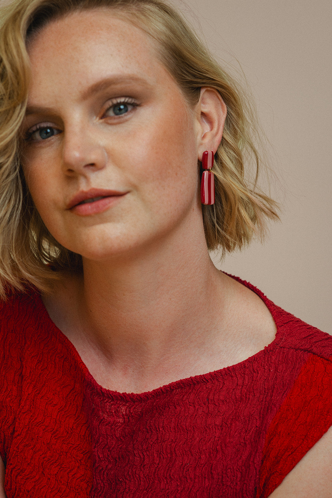 Earrings Julia - Cherry / Bloom
