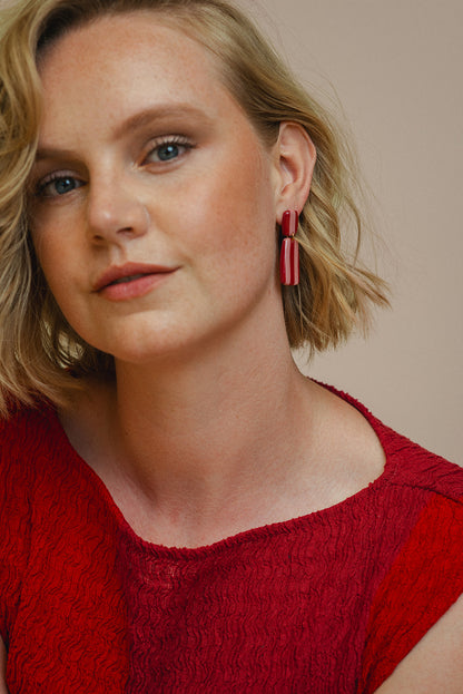 Earrings Julia - Cherry / Bloom