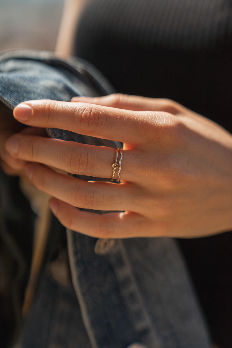 Birthstone Ring Lucy - 14k goud