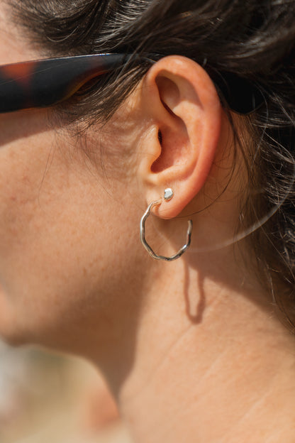 Organic Ear studs Bobbi
